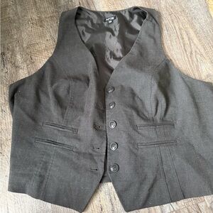 Apt. 9 Charcoal Buttoned Vest